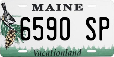 ME license plate 6590SP