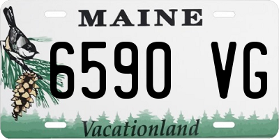 ME license plate 6590VG