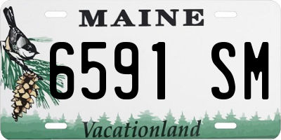 ME license plate 6591SM