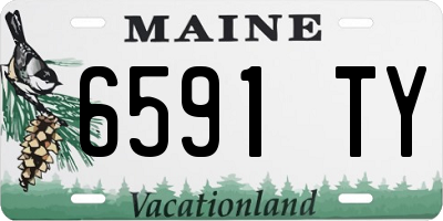 ME license plate 6591TY