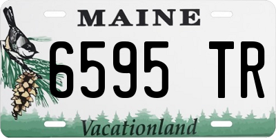 ME license plate 6595TR