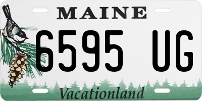 ME license plate 6595UG