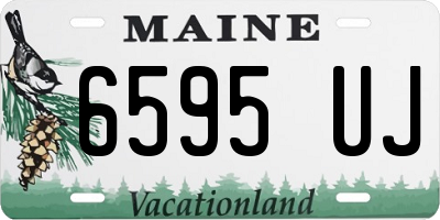 ME license plate 6595UJ