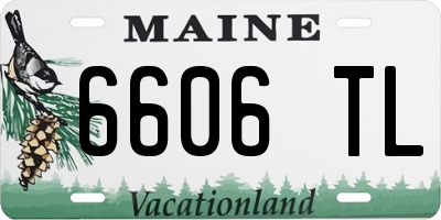 ME license plate 6606TL
