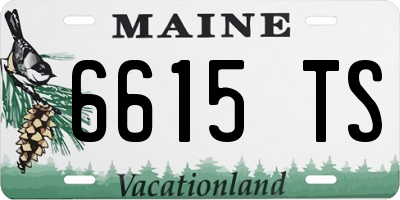 ME license plate 6615TS
