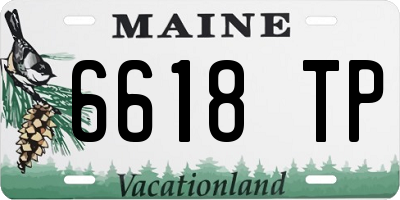 ME license plate 6618TP