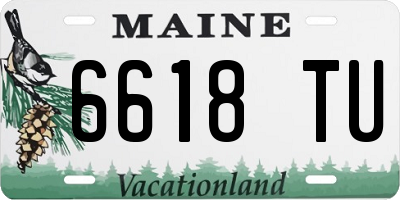 ME license plate 6618TU