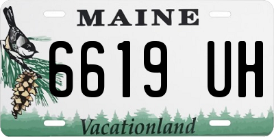 ME license plate 6619UH