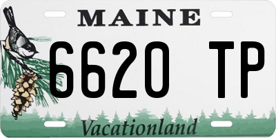 ME license plate 6620TP