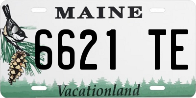 ME license plate 6621TE