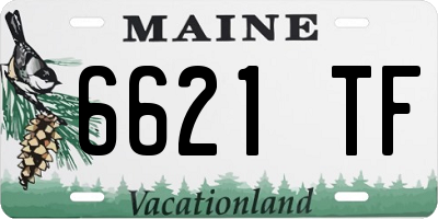 ME license plate 6621TF