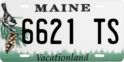ME license plate 6621TS