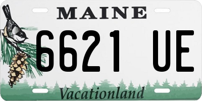 ME license plate 6621UE