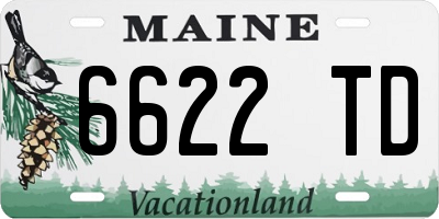 ME license plate 6622TD