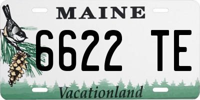 ME license plate 6622TE