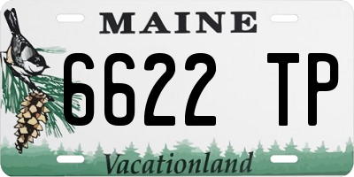 ME license plate 6622TP