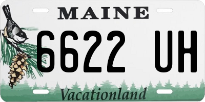 ME license plate 6622UH