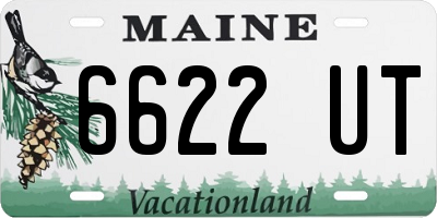 ME license plate 6622UT