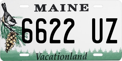 ME license plate 6622UZ