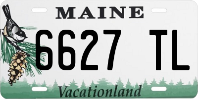 ME license plate 6627TL