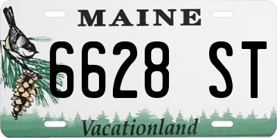 ME license plate 6628ST