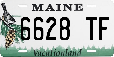 ME license plate 6628TF