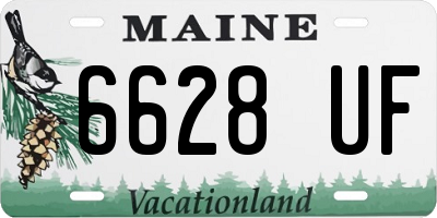 ME license plate 6628UF