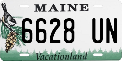 ME license plate 6628UN