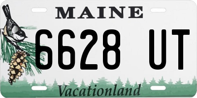 ME license plate 6628UT