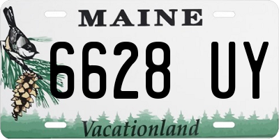 ME license plate 6628UY