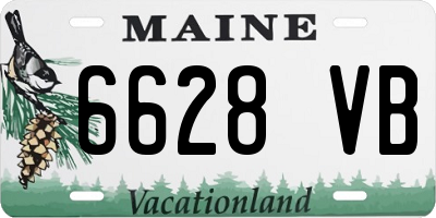 ME license plate 6628VB