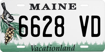 ME license plate 6628VD