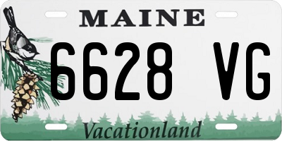 ME license plate 6628VG