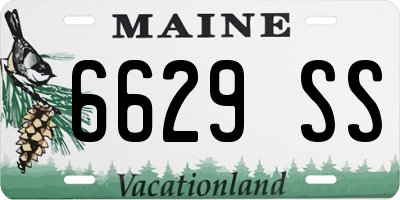 ME license plate 6629SS