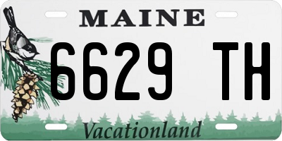 ME license plate 6629TH