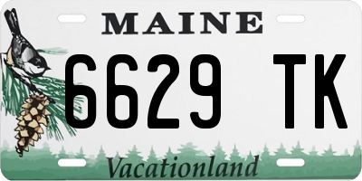 ME license plate 6629TK