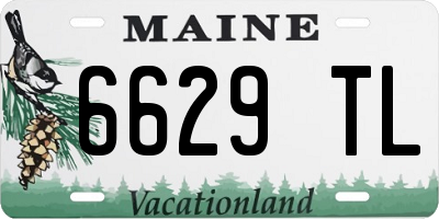 ME license plate 6629TL