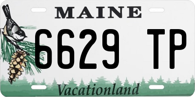 ME license plate 6629TP