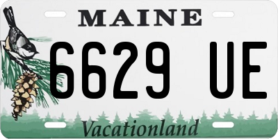 ME license plate 6629UE