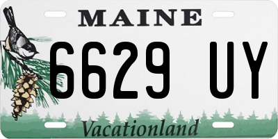 ME license plate 6629UY