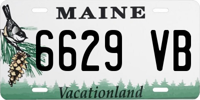 ME license plate 6629VB