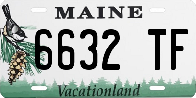 ME license plate 6632TF