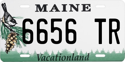 ME license plate 6656TR