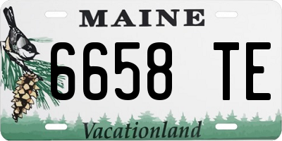 ME license plate 6658TE