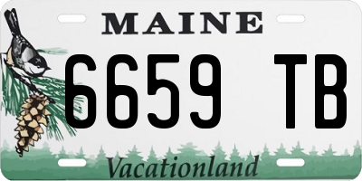 ME license plate 6659TB