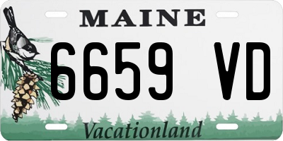 ME license plate 6659VD