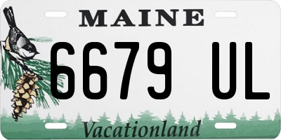 ME license plate 6679UL