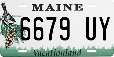 ME license plate 6679UY