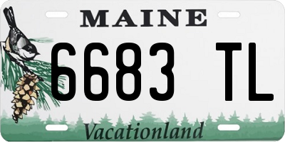 ME license plate 6683TL