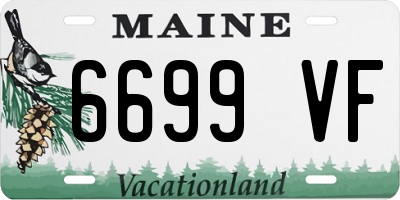 ME license plate 6699VF